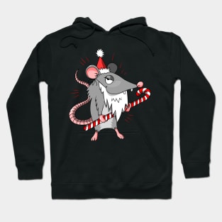 christmas rat Hoodie